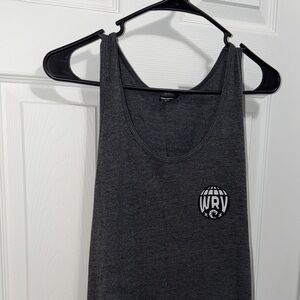 WRV Charcoal Tank Top for Men + Women